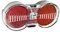 Busch & Müller Unisex – Erwachsene Rücklicht Toplight Flat S Permanent Fahrradlicht, Rot,Transparent, Einheitsgröße