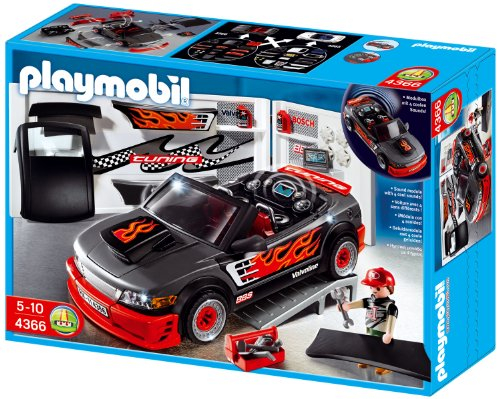 Playmobil - 4366 - Jeu de Construction - Voiture Tuning avec Effets sonores