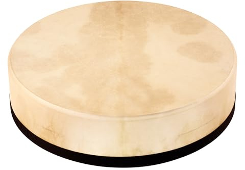 Schlagwerk RTS53 große Rahmentrommel Frame Drum Natural - leichte Handtrommel - ⌀ 50 cm / 20 Zoll / 12 cm hoch - Ziegenfell, stimmbar - Buchenholz - Schamanentrommel Made in Germany