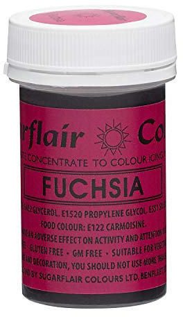 Sugarflair Paste Colours - Fucsia spettrale 25 g