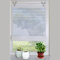 HongYa Raffrollo Voile Transparent Ösenrollo Gardine B*H 45 * 140cm Weiß