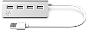 Mobility Lab ML301181 HUB USB en Alu 4 ports 2.0 pour Mac et Apple