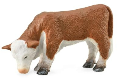 CollectA Hereford Kalb grasend