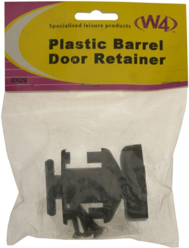 W4 Plastic Barrel Door Retainer - Black