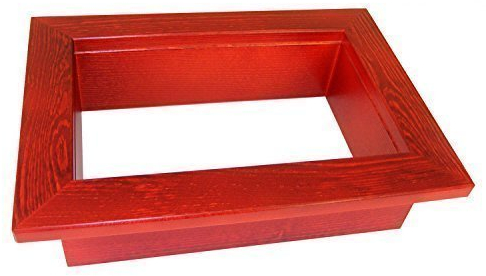 Tischlerei Stephani Erzgebirge Kastenrahmen Dekorahmen Holzrahmen, Größe:Rot 240 x 330 mm