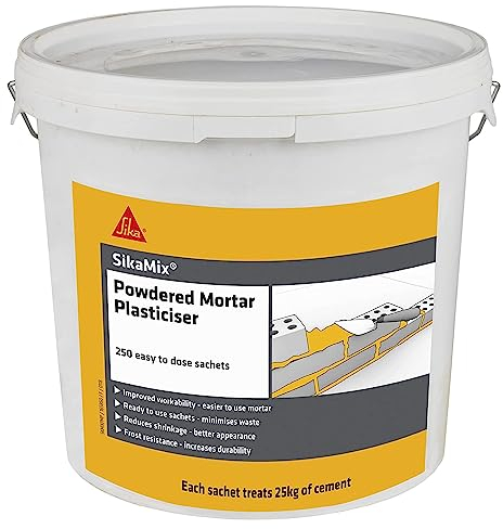 Sika SikaMix Powdered Mortar Plasticiser, 250 Sachets