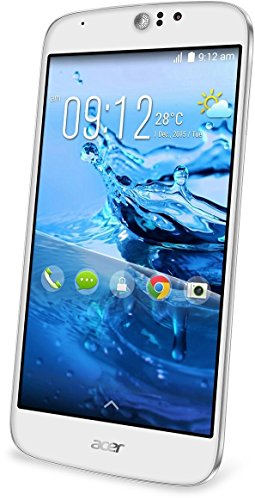 Acer HM.HN1EE.001 Liquid Jade Z Smartphone (Quad Core Prozessor, 1,3GHz, 12,7 cm (5 Zoll) Display, 16GB interner Speicher, 2GB RAM, Android 4.4) weiß