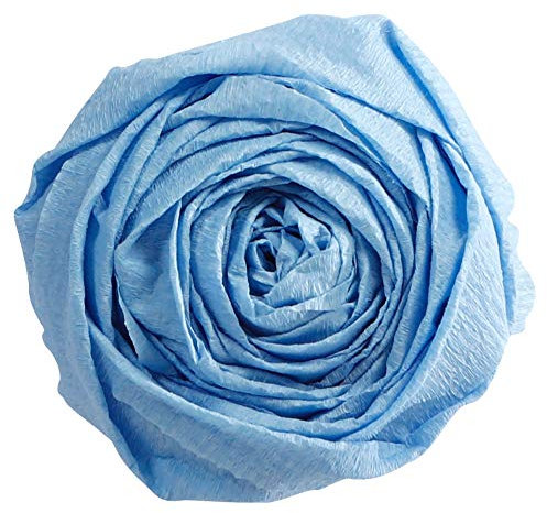 Clairefontaine 903027C Packung mit 10 Bögen Krepppapier, 2,5 x 0,5m, ideal für kreativen Hobbies, 1 Pack, kobaltblau