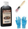 Wachsbeize Holzton inkl.1 Pinsel zum Auftragen (250 ml teak-kern)