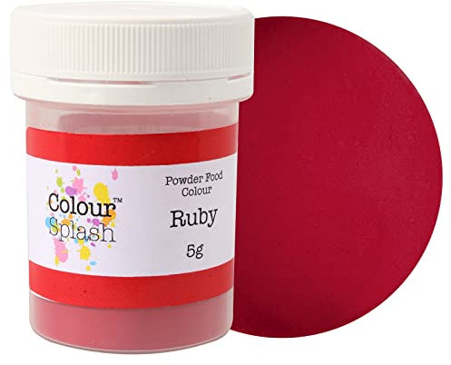 Culpitt MATT RUBY RED Edible Cake Sugarcraft Decorating Colour Splash Dust 5g