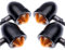KATUR 4pcs Blinker Licht für Harley Honda Yamaha Bobber Custom Chopper Cafe Cruiser ...