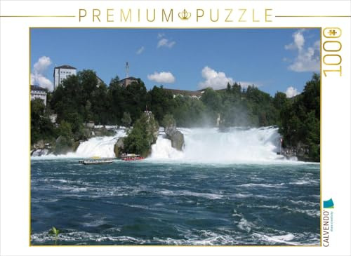 CALVENDO Puzzle Der Rheinfall | 1000 Teile Lege-Größe 64 x 48 cm Foto-Puzzle für glückliche Stunden