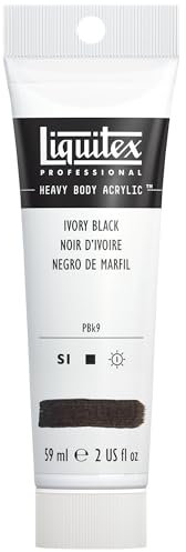 Liquitex Professional Acrylique Heavy Body 59 ml Noir d'ivoire Série 1
