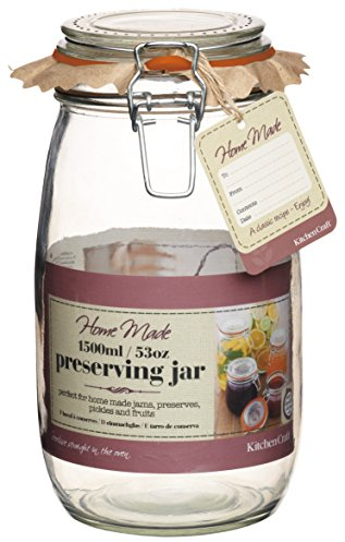 Home Made Kitchen Craft Deluxe Bocal en Verre 1 500 g