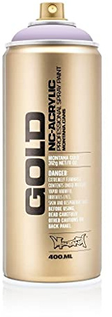 Montana-GOLD : 400ml Acrylic Spray Paint Can - White Lilac