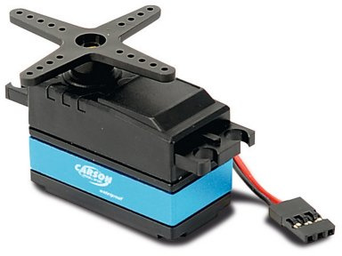 Carson 500502035 - Servo CS-3 Low-Profile Wasserdicht MG/JR, 3 kg, Blau