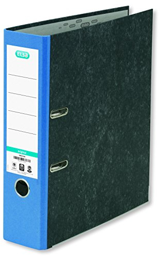Elba Ordner A4, Smart Original Wolkenmarmor, 8 cm breit, blau, 1 Stück