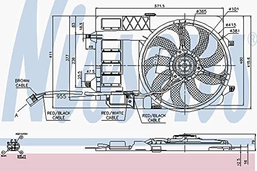 Nissen 85125 Engine Cooling Fan Assembly