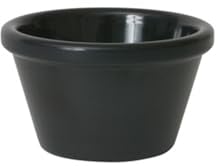 Genware Ramequin en mélamine pour sauces Noir 8 cm