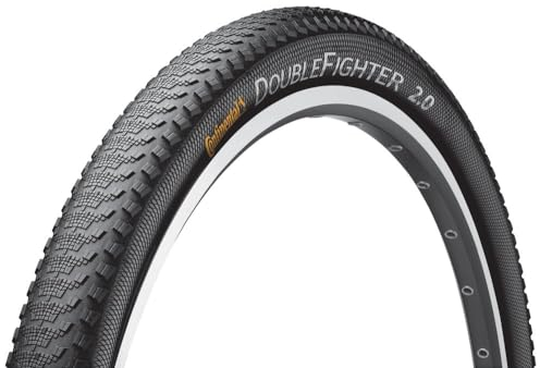 Continental - Double Fighter II - Cubierta réflex MTB - Negro - 29 x 2.0 (Ref: C 311)