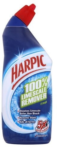 Harpic Limescale Remover Fresh 750ml (Pack of 6) – Powerful Toilet Cleaner for Tough Stains