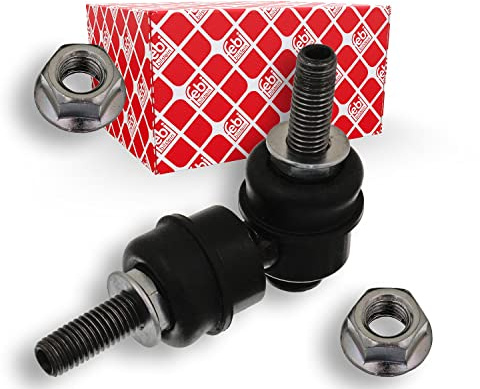 febi bilstein 41042 Verbindungsstange mit Sicherungsmuttern, 1 Stück | Kompatibel mit: CHRYSLER SEBRING, SEBRING Cabriolet, SEBRING Coupe, STRATUS