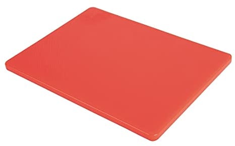 Hygiplas Small Low Density Red Chopping Board for Raw Meat - 30x30cm