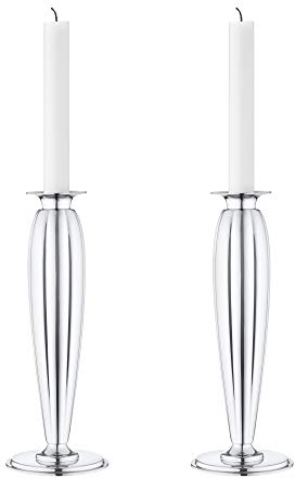 Georg Jensen 3586152 - Kerzenhalter, Kerzenständer - Legacy - Bernadotte - 2er Set