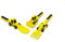 Constructive Eating Made in USA Set of 3 Plastic Construction Utensils for Toddlers, Infants, Babies and Kids - Made with Materials Tested for Safety