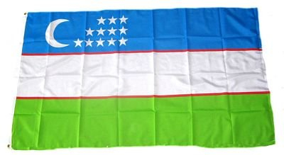 Fahne Flaggen USBEKISTAN 150x90cm