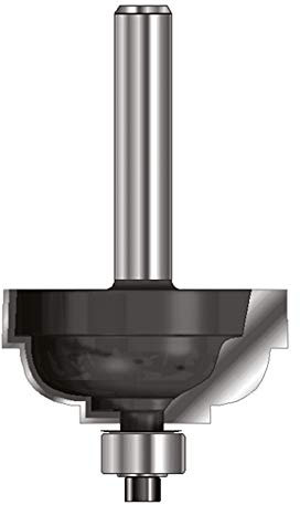 ENT 15222 Cavettofräser HW, Schaft (S) 6 mm, Durchmesser (D) 28,6 mm, NL 14,3 mm, R 6,35 mm, SL 32 mm, mit Kugellager