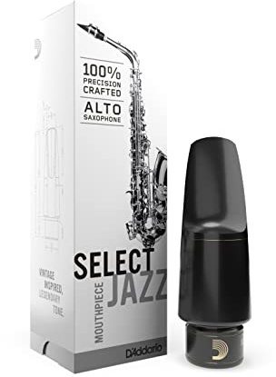 D'Addario Select Jazz Alto Saxophone Mouthpiece - D6M - Mouthpiece for Alto Sax