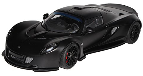 AUTOart Hennessey Venom GT Spyder Karbon Schwarz Basis Lotus Elise 75401 1/18 Modell Auto