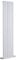 Milano Aruba White Vertical Double Oval Panel Radiator - 1780mm x 354mm