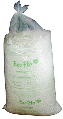 1 Large Bag (15 CUBIC FEET) Of Ecoflo Biodegradable Packing Peanuts - Protective Postal Mailing Packaging Packing Void Loose Fill Filler Filling Supplies