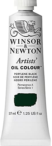 Winsor & Newton Artists' Oil Paint, 37ml Tube, Perylene Black