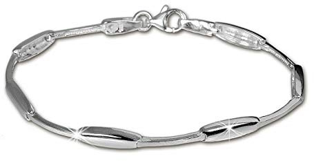 SilberDream Armschmuck 19,3cm silber Damen-Armband Design 925 Silber SDA404 Silber Armband