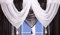 John Aird Voile Swag With Tassel (White)
