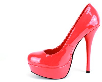 Andrés Machado - Elegante Pumps aus Lederimitat für Junge Frauen mit 14 cm Absatz – AM453 – Stilettos hohe Damenschuhe mit Plateau für den Frühling –Lack Rot Größe EU 33