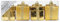 4 Stk. Kunststoff Geschenkbox 6,5cm ( gold ) // PVC bruchfest Christbaumkugeln Christbaumschmuck Deko Weihnachtskugeln Weihnachtsschmuck Baumschmuck Set
