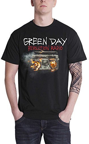 Green Day 'Revolution Radio Cover' T-Shirt (2 Extra Large)