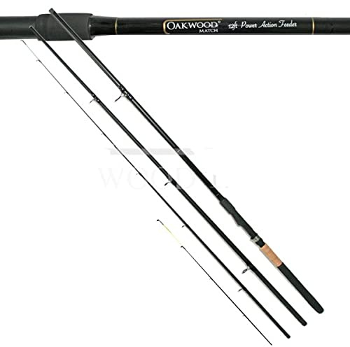 Oakwood Match/Carp Feeder/Quiver Fishing Rod 3PC 10ft + Spare Tip