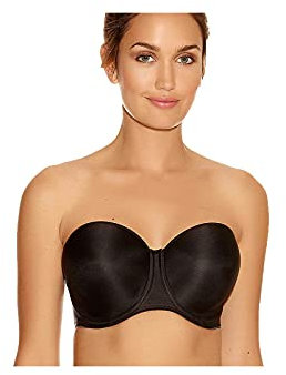 Fantasie Women's Smoothing Moulded Strapless Bra, Black, 30E