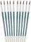 Tristar Série 202 Lot de 10 Pinceaux écoliers poils de poney naturels n°12 Vert
