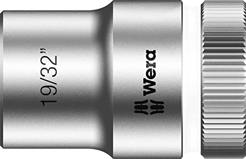 Wera 8790 HMC Zyklop-Steckschlüsseleinsatz mit 1/2 Zoll-Antrieb, 19/32 Zoll, 05003622001