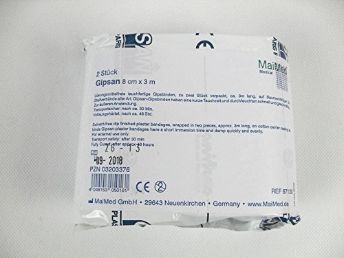 GIPSAN Gipsbinden 8cmx3m 2 St