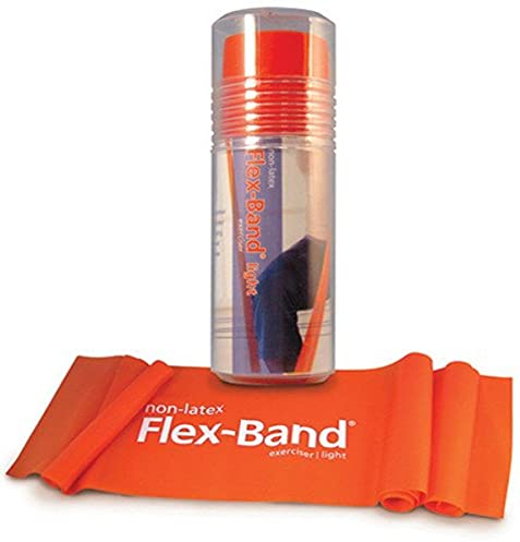 Merrithew Health & Fitness STOTT Pilates Non-Latex Flex-Band Light Strength (Orange), 6 Fuß 5 Zoll / 198 cm