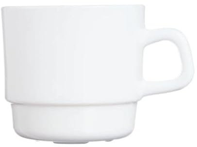 Arcoroc Opal tasses 214 ml 214 ml blanc. Pack quantité : 12.