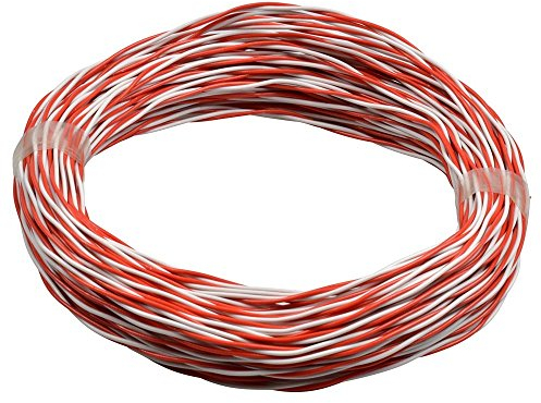 Klingelleitung Y-Draht 2x0,6mm2, 20m,farbig sort