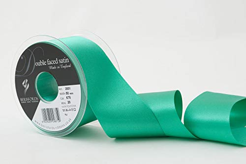 Berisfords Double FACE Poly Satin Ribbon, Parakeet, 10.5x10.5x5.7 cm